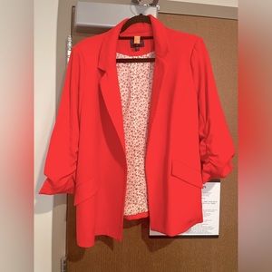 Orange Skies are Blue Blazer Size Large